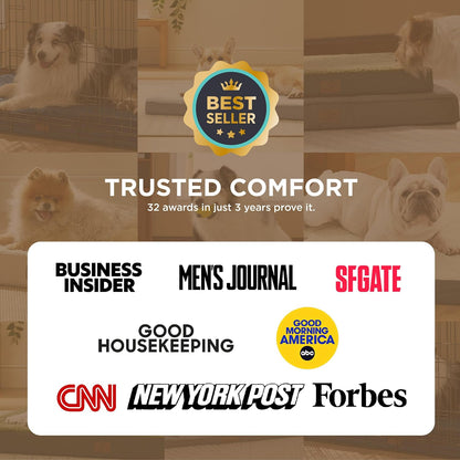 Bedsure XL Dog Bed, Extra Large Pet Bed with Comfy Sherpa,44X32In Grey