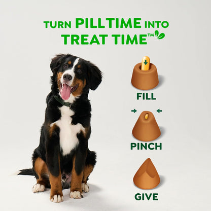 Greenies Pill Pockets for Dogs Large Size, Dog Treat Pouch for Capsule Medication, Variety Pack, 7.9 Oz. Pouch (Pack of 2)