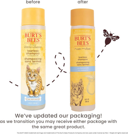 Burts Bees for Pets Tearless Kitten Shampoo with Buttermilk, 10 Fl Oz